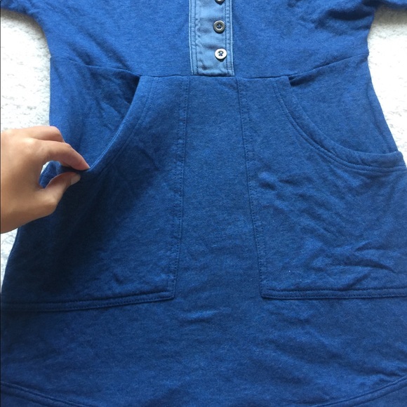 NWOT Free People Blue Shift Dress - Picture 6 of 7